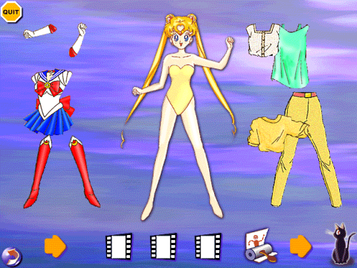 abandonwave: The 3D Adventures of Sailor Moon (Windows), 1997.