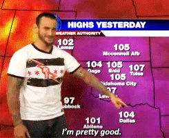 straightedgedpunk:  CM Punk the weather man