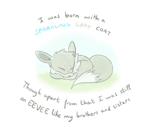 pinkadillydoo:             what if shinies were considered bad in the wild since