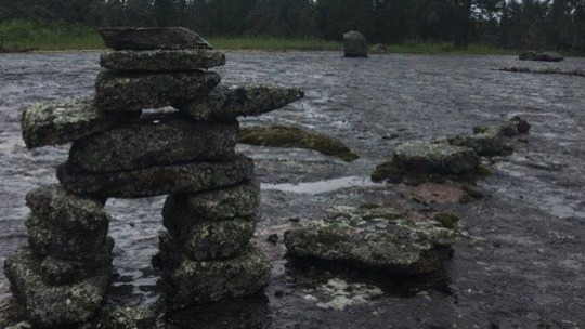 Ancient petroform in Manitoba's Whiteshell park destroyed