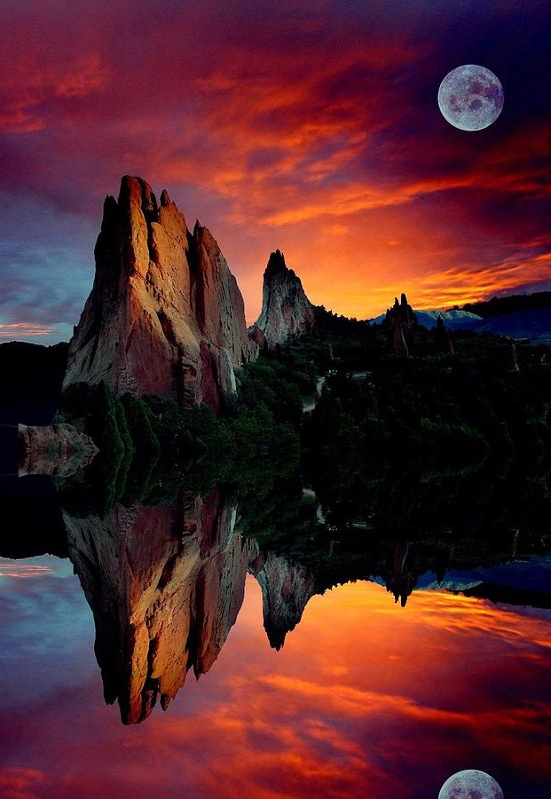 coiour-my-world: Garden Reflections by John Hoffman