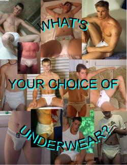 bigdprguy:  mochanges:  What would you choose for me?  Diapers and briefd