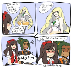 Beefbulgogi:  Lusamine May Be A Hot Mama But Lillie’s My Girlfrand I’m Faithful (Dont