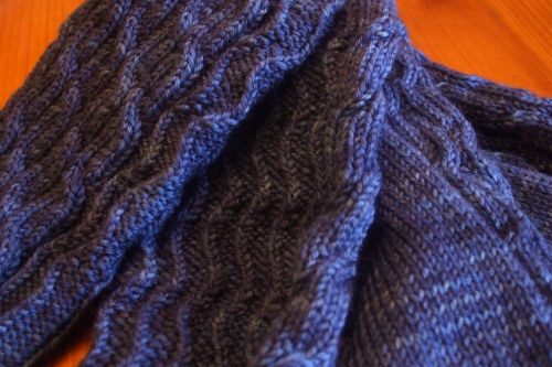 My fourth pair of socks from Rachel Coopey’s Coop Knits Socks (vol 1). I’m loving these 