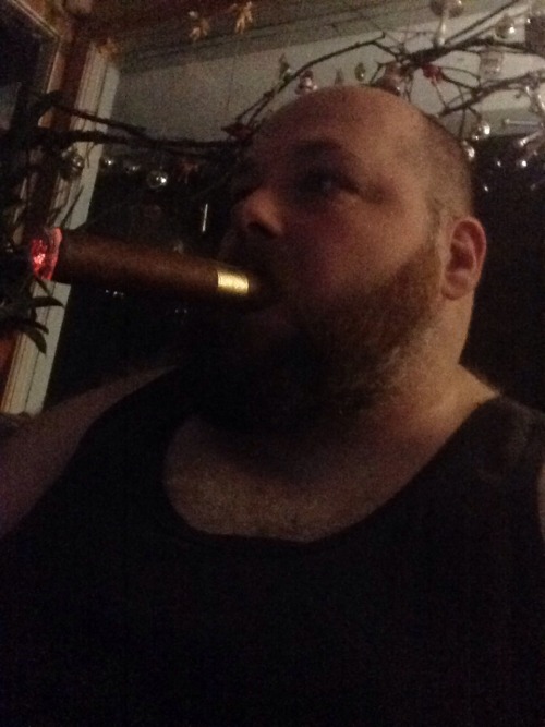 bearmurphy: Christmas cigar