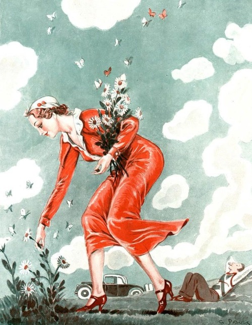 hoodoothatvoodoo: Illustration by George Pavis For La Vie Parisienne 1920s