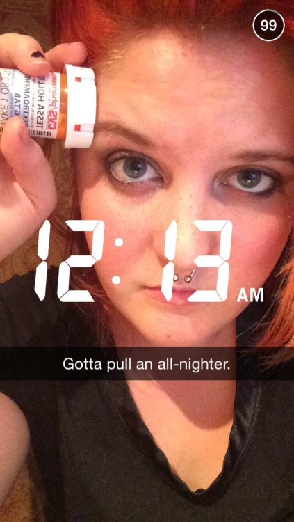 XXX corporalbutts:  My all nighter in a snapchat photo