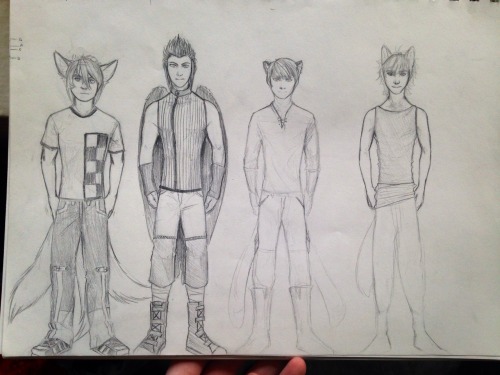 oddpocket: davediddlystrider: Character design :) CAT EARS *FOX EARS :&gt;