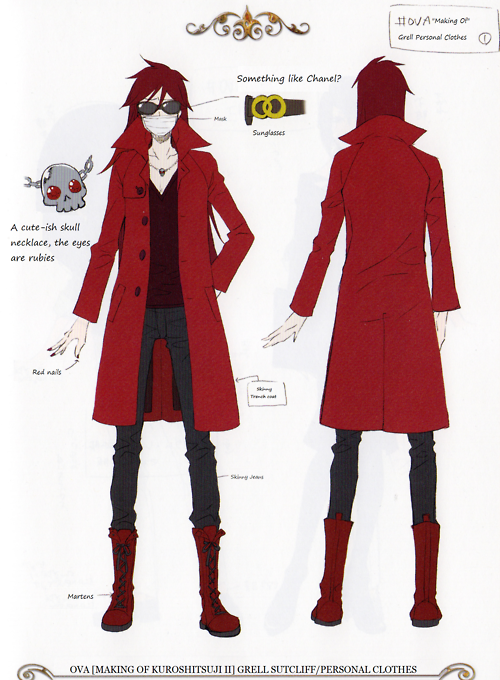 kurohecksuji:  Female Character Design Sheets