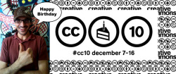 We live in a world with &ldquo;free&rdquo; content, and this freedom is not an imperfection. #cc10Lawrence Lessig (founding board member of Creative Commons)