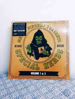 cali-cocaine:  VINYL LOVERS:djgrams and I (@cali-cocaine) will be doing a vinyl giveaway for our Hip-Hop junkies! I’ll be giving away MF DOOM’s Special Herbs Vol. 1 &amp; 2 and djgrams will be giving a winner their choice between A Tribe Called Quest