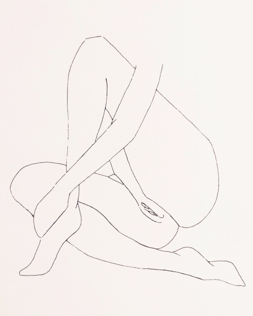 ismaelguerrier:Line drawing (Pen on paper)