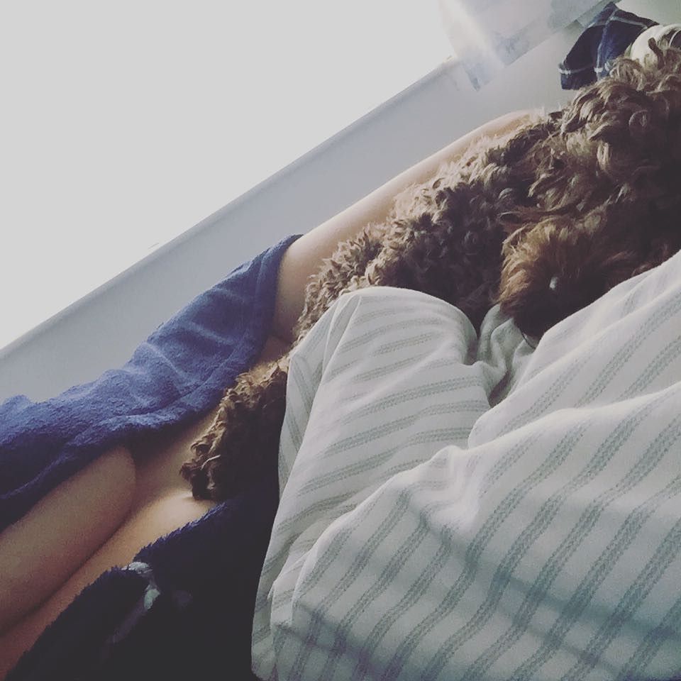 Morning cuddles with my fur ball 💕 by bethanylilyapril