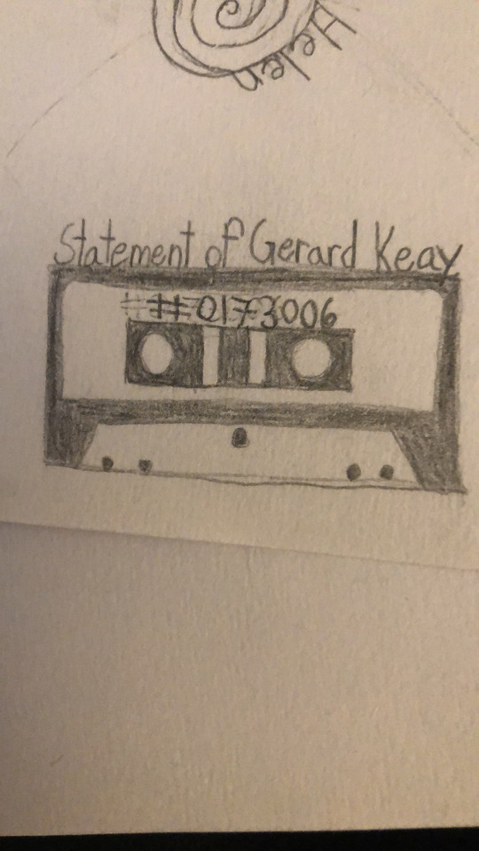Statement Of Gerard Keay Doodle