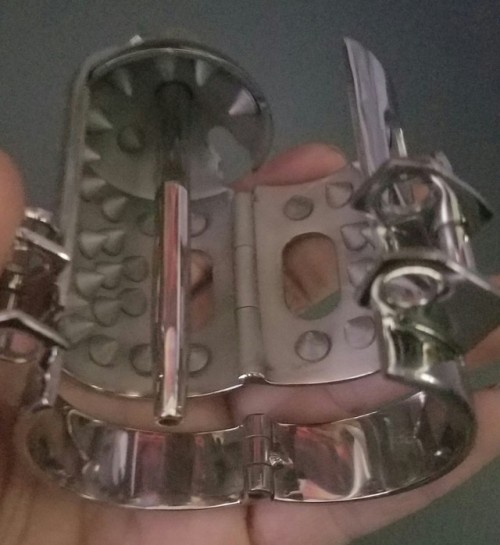 torturesadist:forcedbyguards:servere prison CBT.Now, how can he turn this into a full chastity belt 