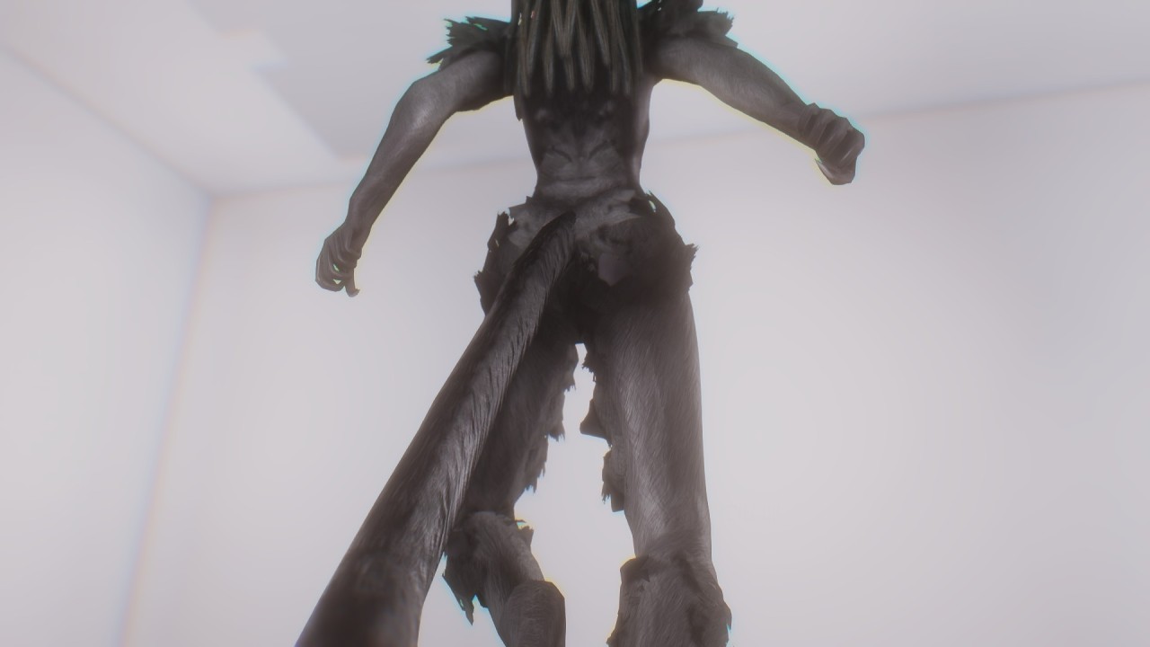 immersivebodies:  Here are some more close-up shots. The fur on the legs is at the