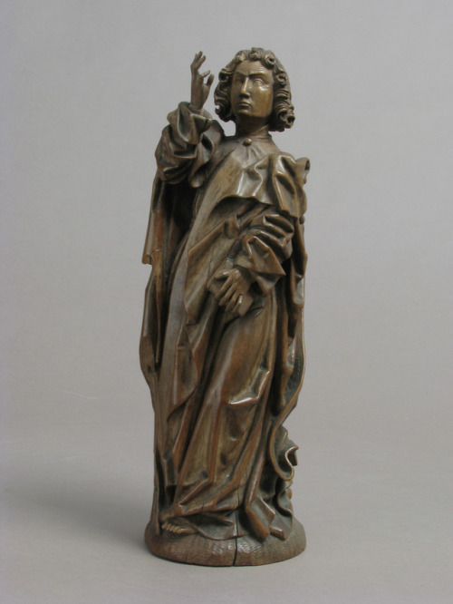 met-medieval-art:Saint John The Evangelist, Medieval ArtMedium: BoxwoodThe Friedsam Collection, Bequ