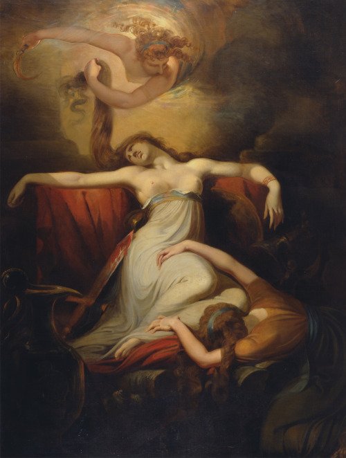 saturnsdaughter:Henry Fuseli, Death of Dido, 1781