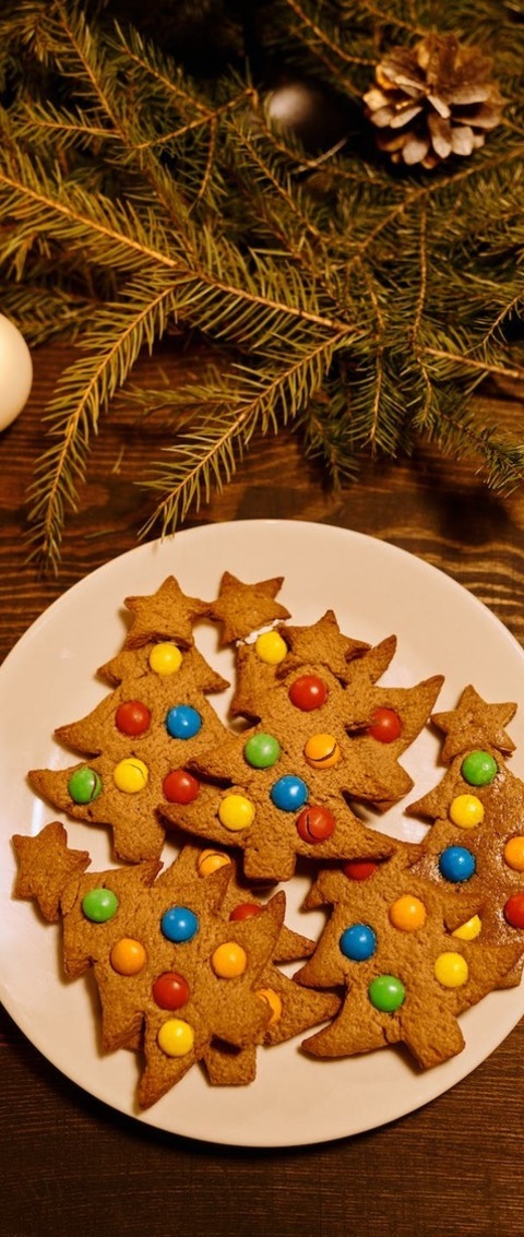 Christmas Tree M&M Cookies