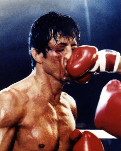 theactioneer:  Rocky takes a Drago jab to