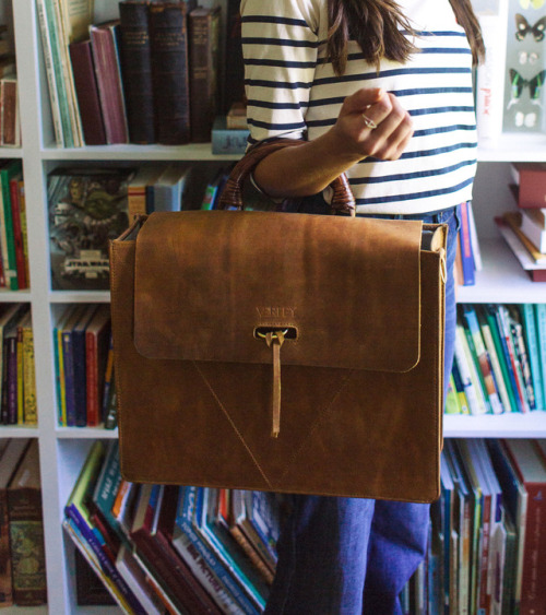 Verity Market Business Bag in Marfa leather - veritymarket.com