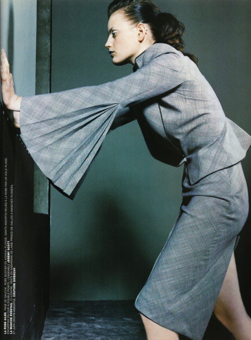 Givenchy Couture in Vogue Paris, February 1998 shot by Steven Klein and styled by Debra Scherer.
