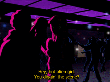christopher-reeve:ok who’s gonna b the first to claim the url for hot-alien-girl-digging-the-scene 