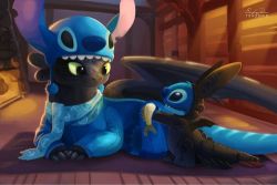 Queria tanto ter o Banguela ou o Stitch, os dois são muito fofos mds *-*