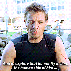 colinfiirth:  Jeremy Renner on what appealed to him about Hawkeye. (x)