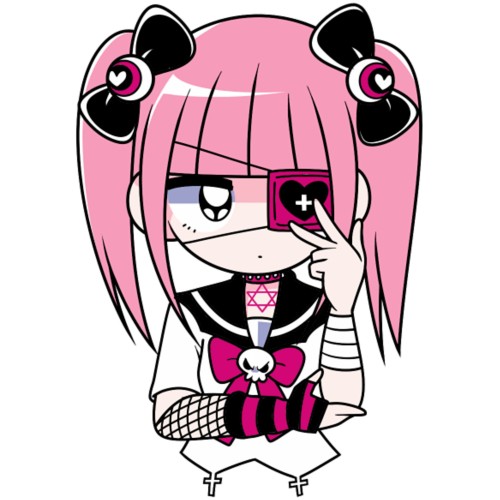New “量産型地雷系&EMOパンクスタンプ” Stickers On LINE Camera.