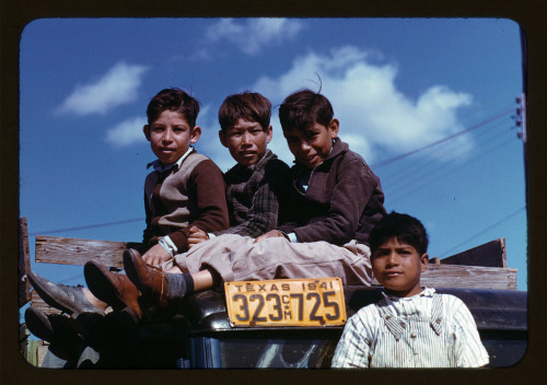 Arthur RothsteinMigrant laborers and children living on a Farm Security Administration labor camp, R