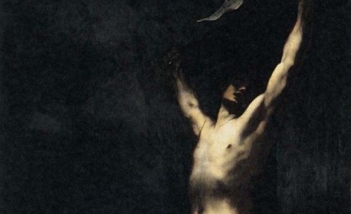 templeofapelles:  Crucifixion (detail) Pierre Paul Prudhon 