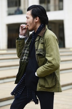 mugenstyle:  Dat Barbour jacket