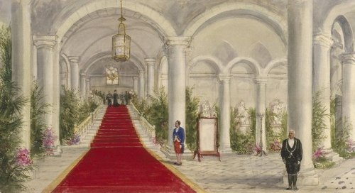maplemotherland:Pavel Piasetsky “The Trip of Their Imperial Majesties to France, 1901″