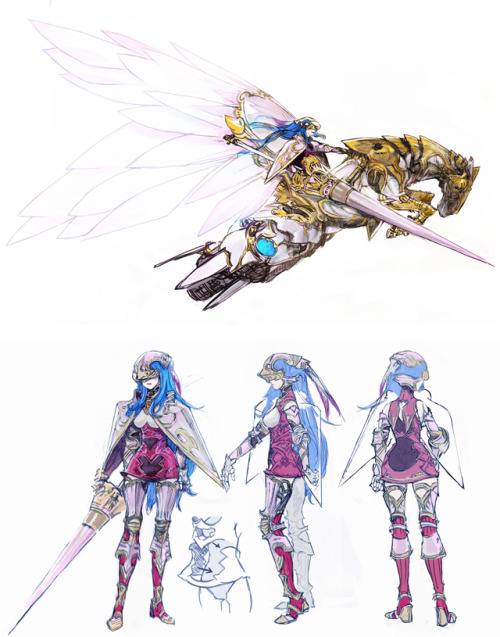 estipse:  Mirage’s concept arts revealed via Tokyo Mirage Sessions ♯FE Official Blog 
