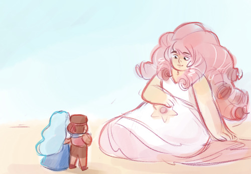 paperseverywhere:i wanted to see how they both compare to Rose Quartz in sizelooklook how tiny but s