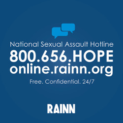 rainn: The National Sexual Assault Hotline—free,