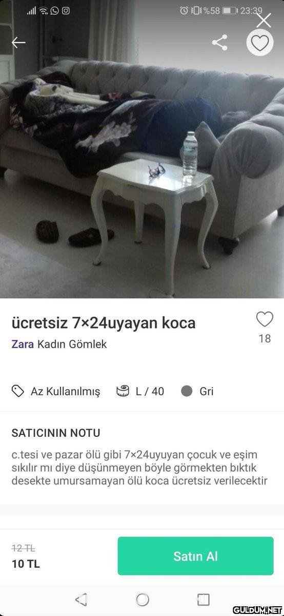 ücretsiz 7x24 uyuyan koca...