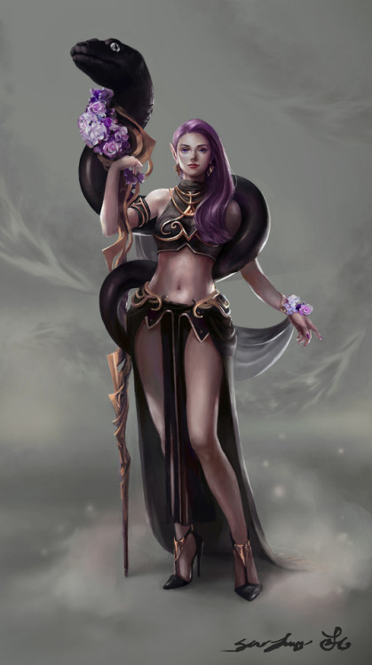Beautiful poison  Soojeong Shim www.artstation.com/artwork/J63Nz