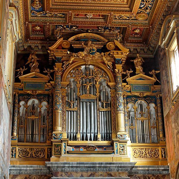 gothgrlsgotogivenchy:  Pipe organ of the Basilica of St. John Lateran in Rome 