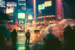 hiddenmeaning32:  mymodernmet:Cinematic Photos of Tokyo’s Streets Magically Lit up at Night  #livelife