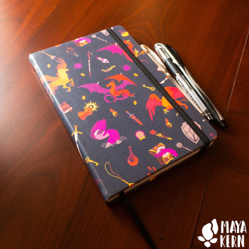 mayakern:dungeon master’s journal – the perfect sketchbook for all your D&Doodles!store.mayakern