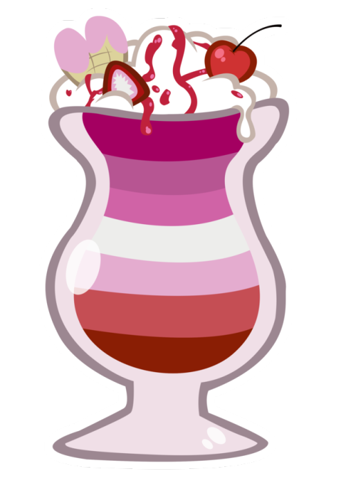 wordgirlchronicles:stardustwake:sorry for the long post but HELLO i made some pride sundaes!! i thou