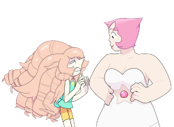 Pearl’s hairstyle without the gem is…