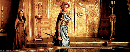 # mommy fights how lil magic bastard fights because she was the one who taught him # frigga uses mag