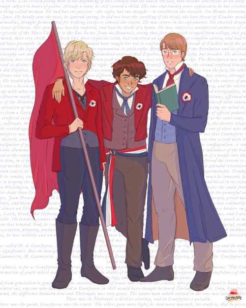 caitthecakeee: “Enjolras was a charming young man, who was capable of being terrible. He was a