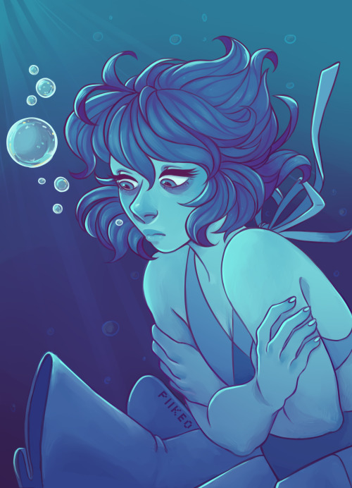 piikeo:  redrew an old lapis picture [ speedpaint ] 