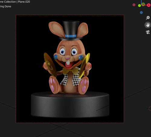 The Bunny Call model is basically done! It’s been a lot of fun to make, but I won’t be happy until I