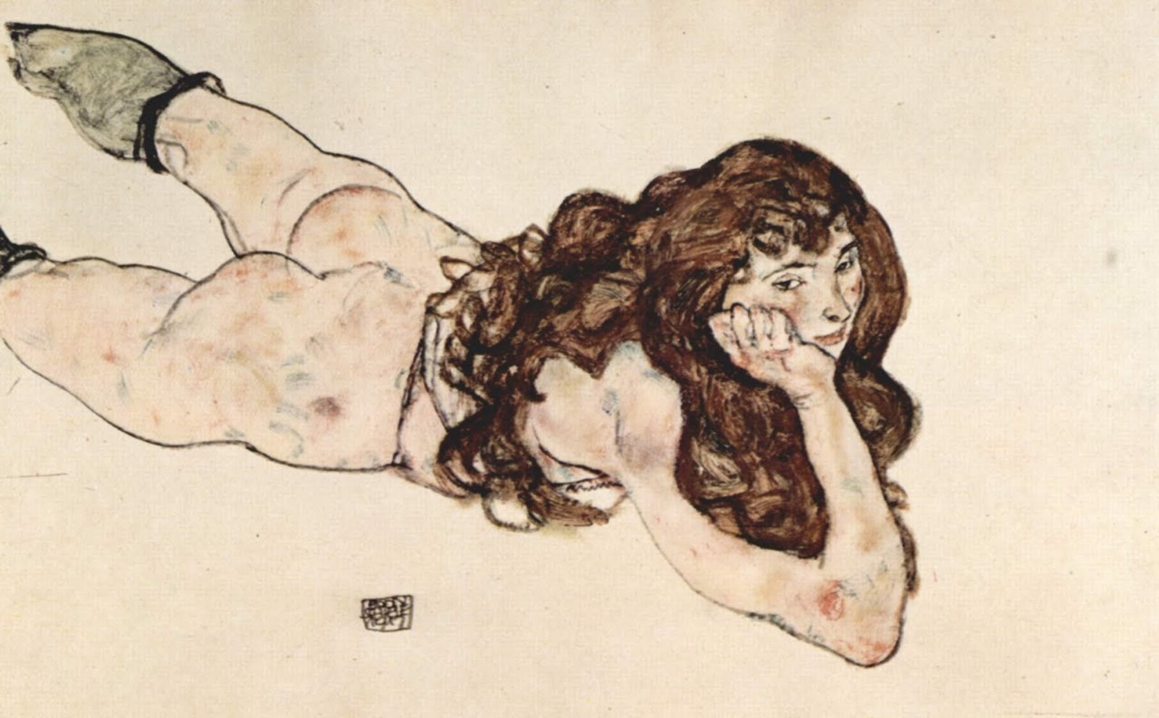 shortblak:  Some of the best known incredible intense work of Austrian painter Egon