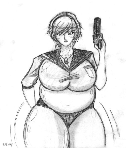 snow-chanda: Sherry Birkins seems to have caught a new kind of virus that balloons people up! Hopefu